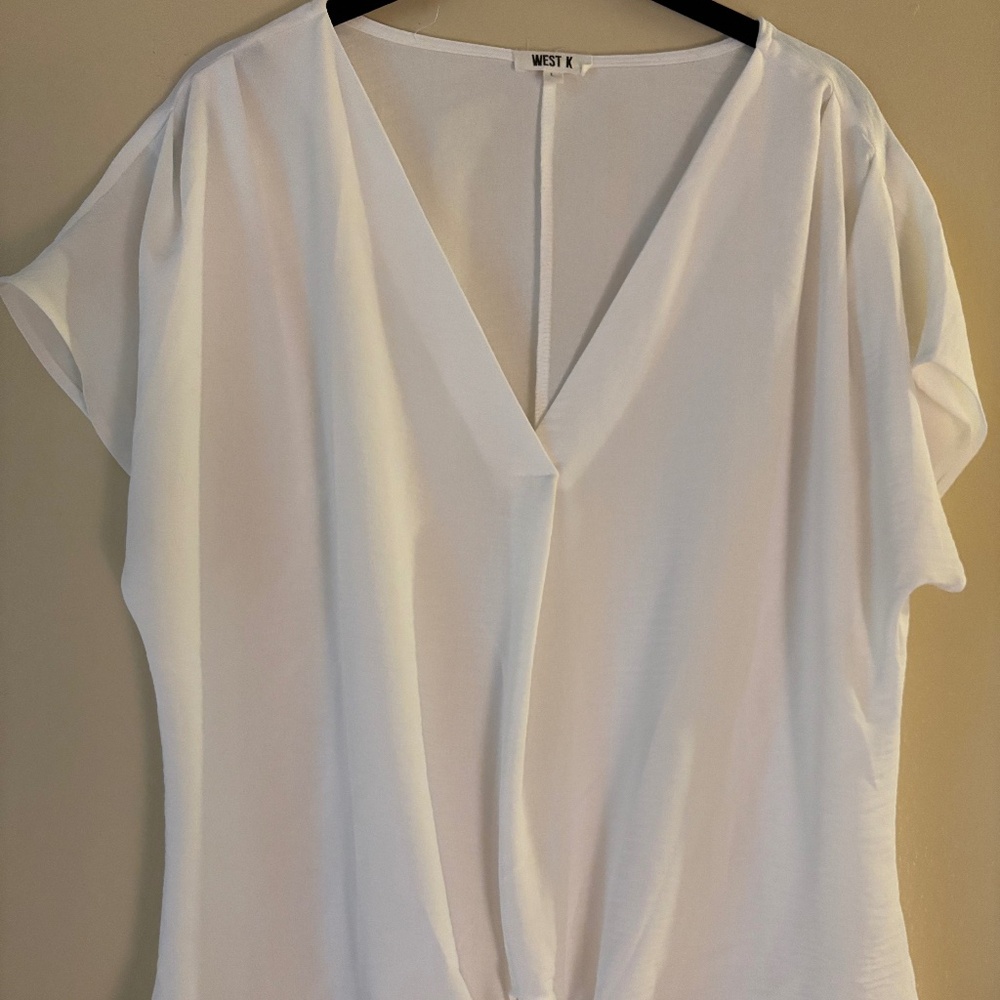 West K V-Neck Blouse